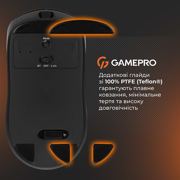 Фото - Миша бездротова ігрова GamePro Genesis Winner Wireless Black (GM079B)