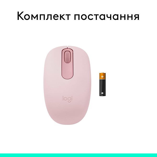 Фото - Миша бездротова Logitech M196 Bluetooth Mouse Rose (910-007461)