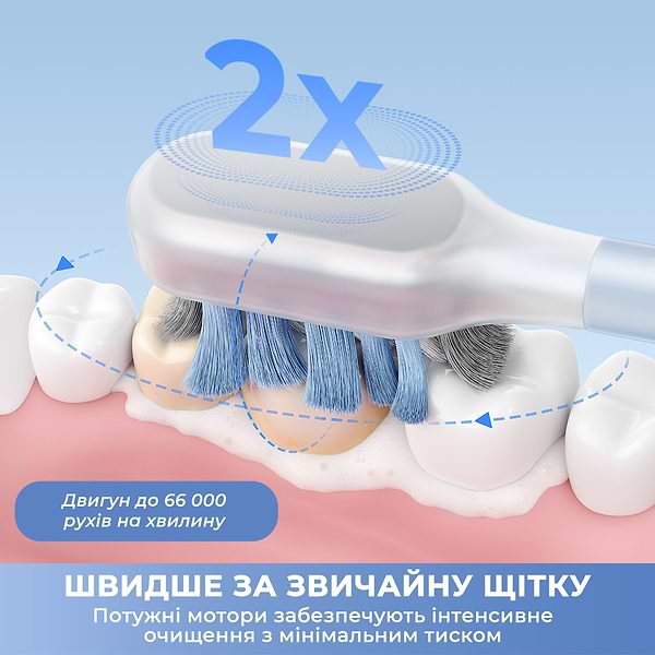 Фото - Зубная щетка электрическая Mova Fresh Pro Sliver (ATB15A-SIL)