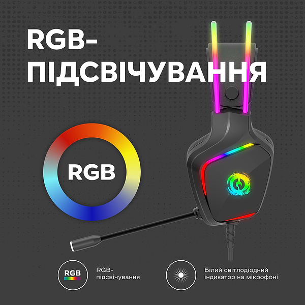 Фото - Гарнітура дротова ігрова Canyon CND-SGHS9A Black