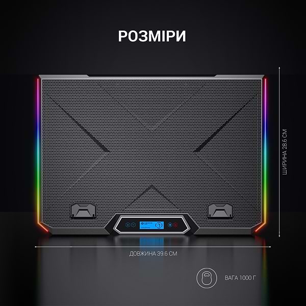 Фото - Підставка під ноутбук охолоджуюча GamePro CP890 Black