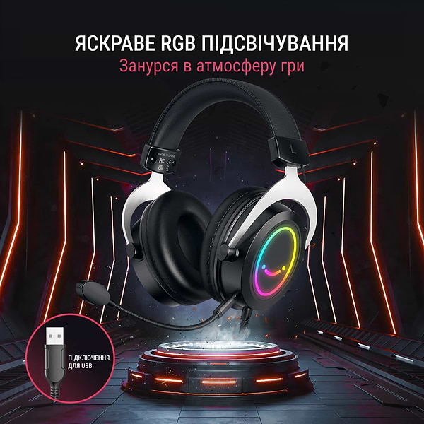Фото - Гарнітура дротова ігрова Fifine H3 Black