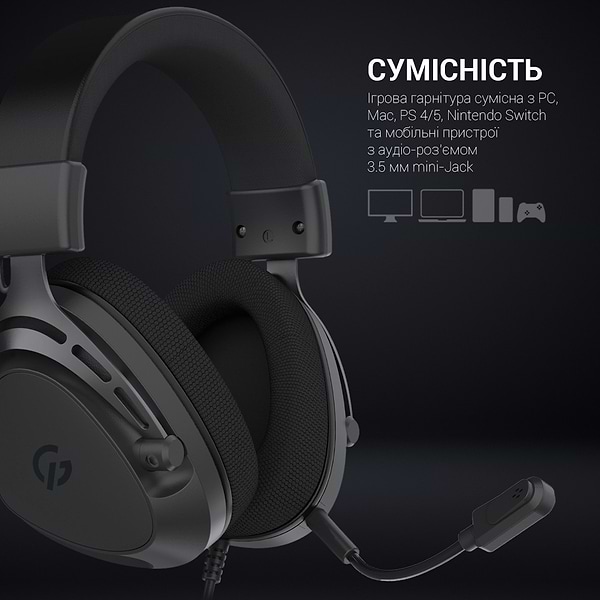 Фото - Гарнитура проводная игровая GamePro HS766