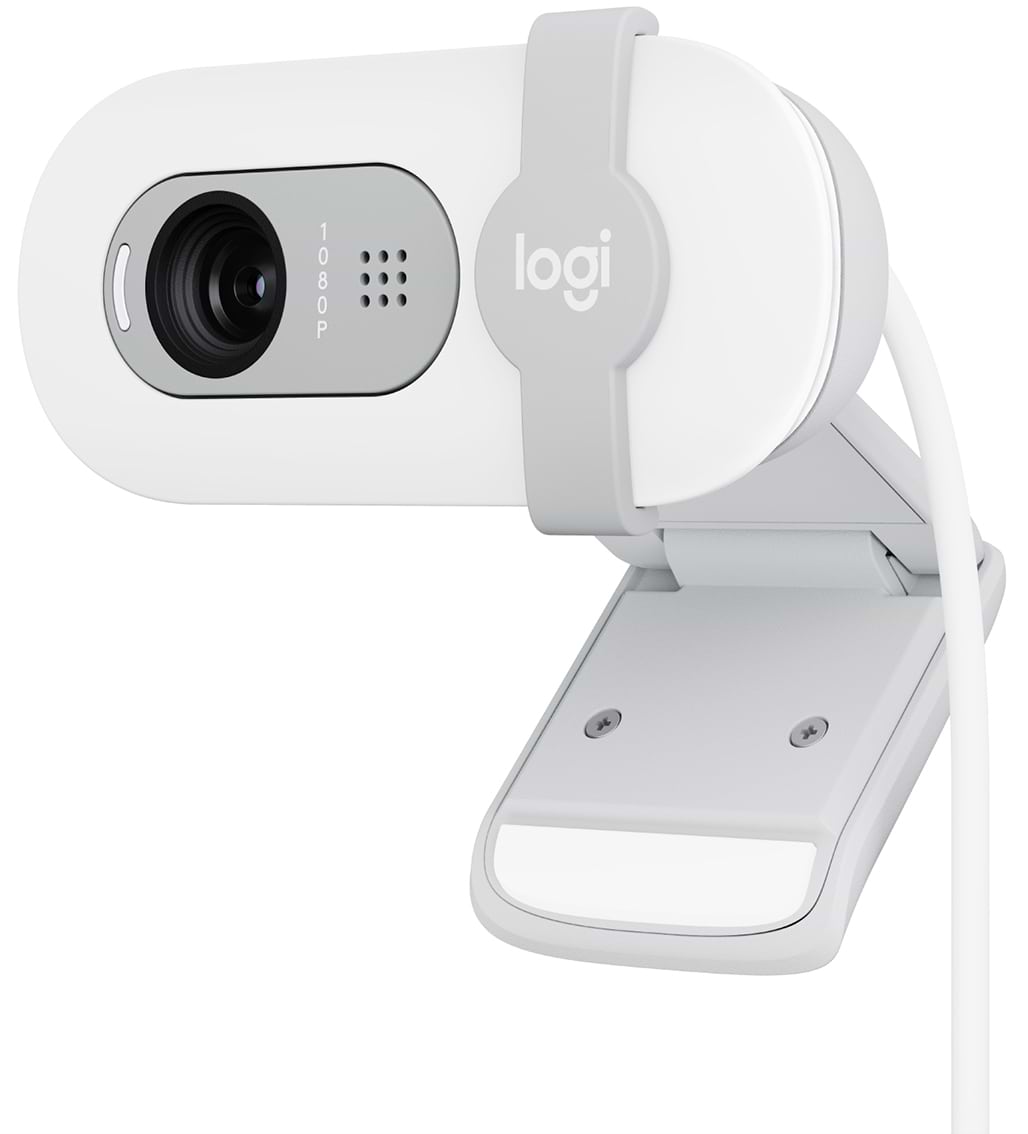 Веб-камера для компьютера Logitech Brio 100 Full HD White (960-001617) - Фото 1