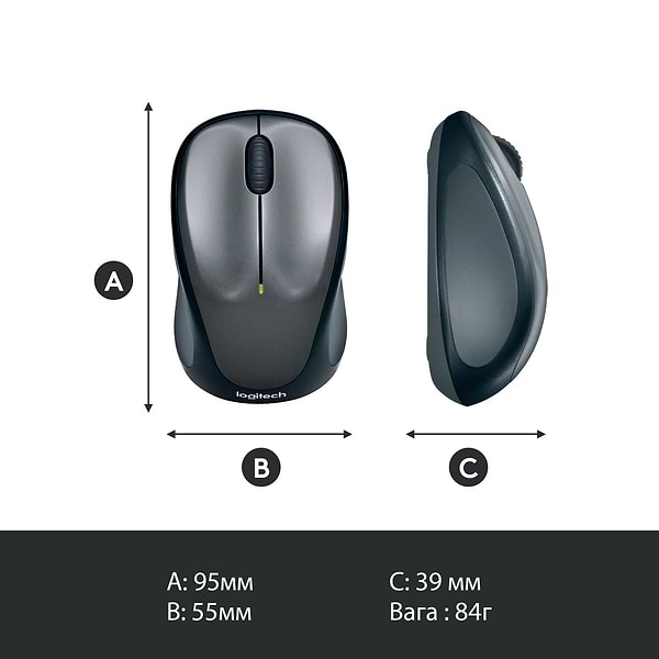 Фото - Мышь беспроводная Logitech M235 WL Red (910-002496)