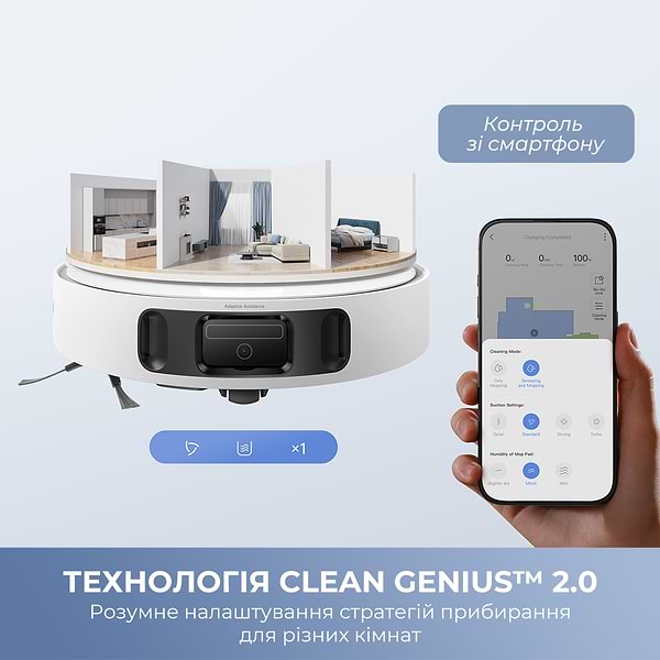 Фото - Робот-пылесос моющий Mova E40 ULTRA (RLE21SE)