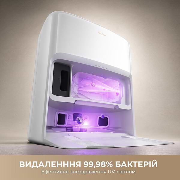 Фото - Робот-пылесос моющий Mova V50 Ultra Complete Black (RLV72LE-1-bl)