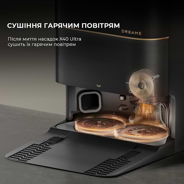 Фото - Робот-пилосос миючий Dreame Bot X40 Ultra Black (RLX63CE-Bl)