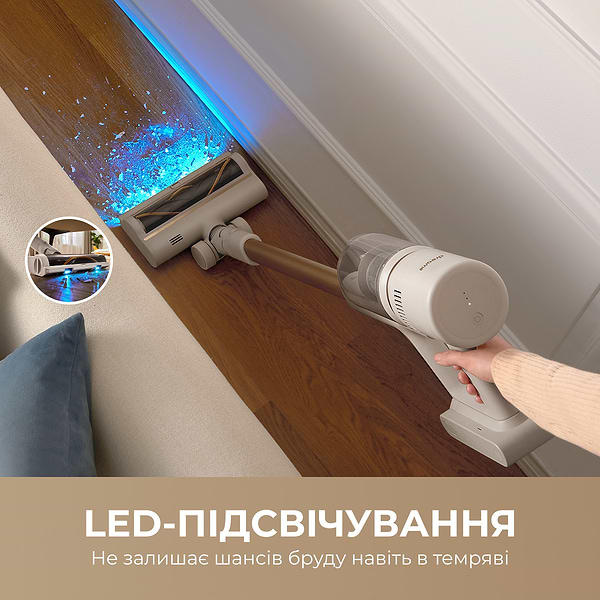 Фото - Пылесос ручной для дома Dreame Cordless Vacuum Cleaner U20 (VPV11A)