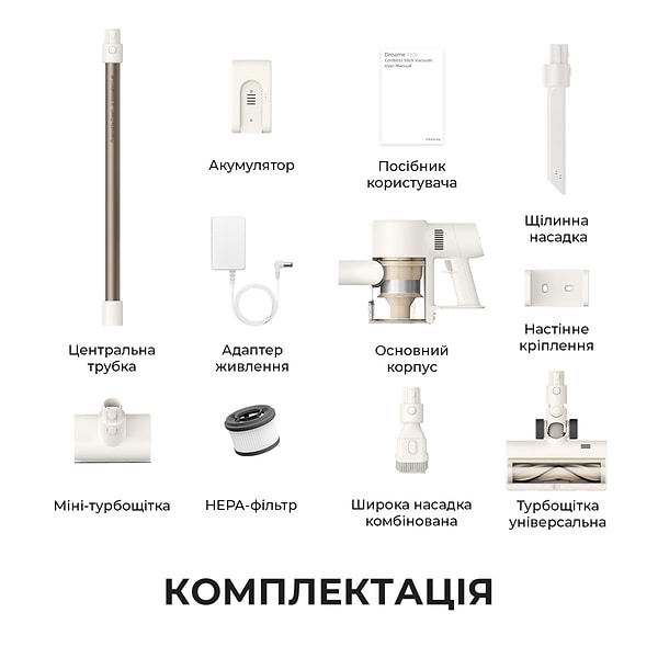 Фото - Пилосос ручний для дому Dreame R10s (VZV22A)