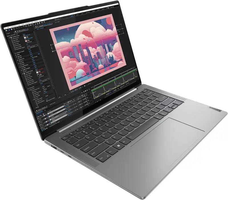 Фото - Ноутбук Lenovo Yoga Pro7 14IMH9 (83E200AJRA) Luna Grey