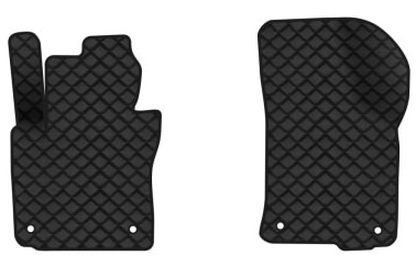 Килимки з екошкіри в салон авто передні EVAtech для Octavia A5 (MT, 8 clips) Skoda 2004-2013 2 покоління Combi EU (SK12149A2AV4BBB)