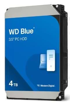 Жесткий диск внутренний WD HDD SATA 4TB 5400RPM 128MB Blue(WD40EZZX)