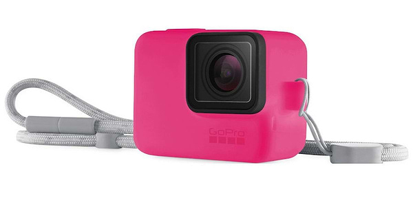 Фото - Чохол для екшн-камери GoPro Sleeve&Lanyard Electric Pink (ACSST-011)