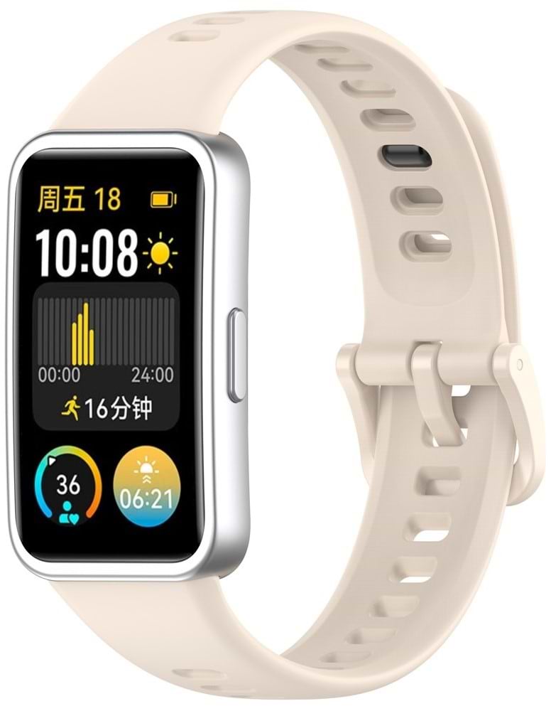 Ремешок для фитнес-браслета BeCover for Huawei Band 8 / 9 / 10 Beige (714117) - Фото 1