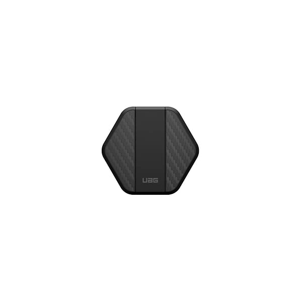 Фото - Беспроводное зарядное устройство UAG Wireless Charging Pad With Stand, Black/Carbon Fiber (9B4410114042)