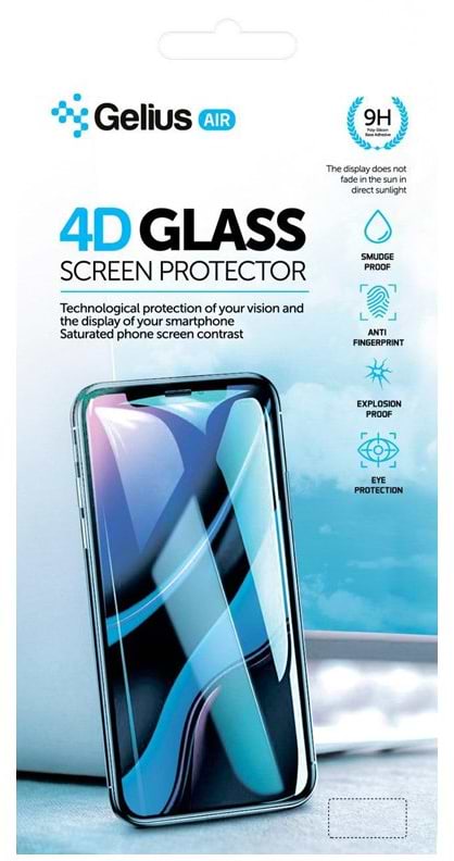 Защитное стекло для смартфона Gelius Pro 4D for Samsung A175 (A17) Black (101786)