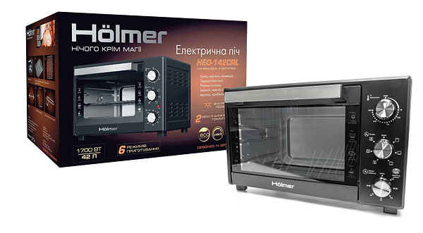 Фото - Печь электрическая Holmer HEO-142CRL