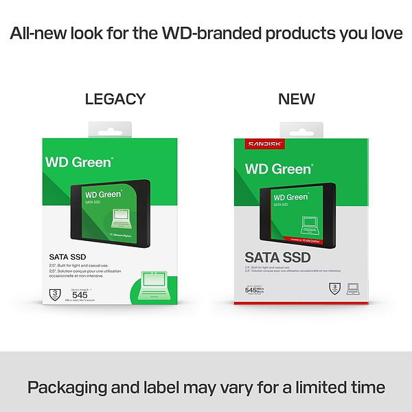 Фото - SSD-накопитель внутренний SanDisk SSD SATA 2.5" 2TB 545MB/S GRN (WDS200T5G0A-00CPT0)