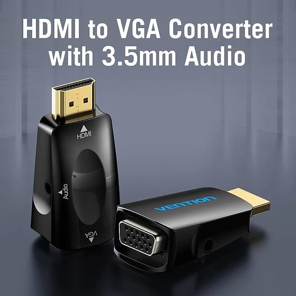 Фото - Переходник HDMI Vention HDMI M VGA F (AIDB0)