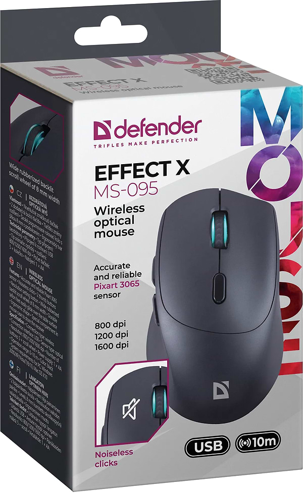 Фото - Мышь беспроводная Defender Effect X MS-095 (52095)