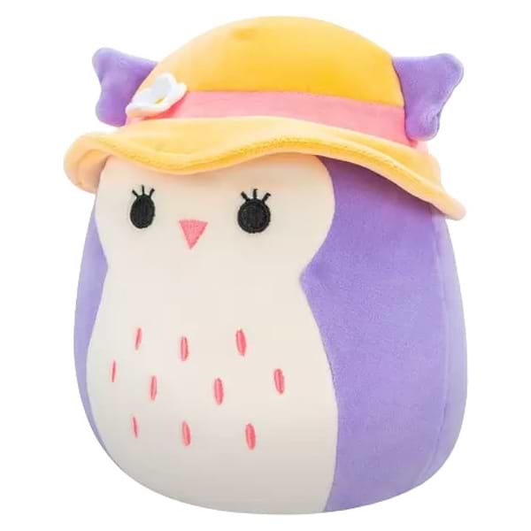 Фото - М'яка іграшка тварина SQUISHMALLOWS СОВА ХОЛЛІ (SQCR05400)