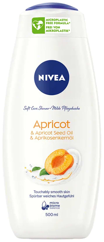 Гель для душа NIVEA Крем Абрикос жен. 500мл - Фото 1