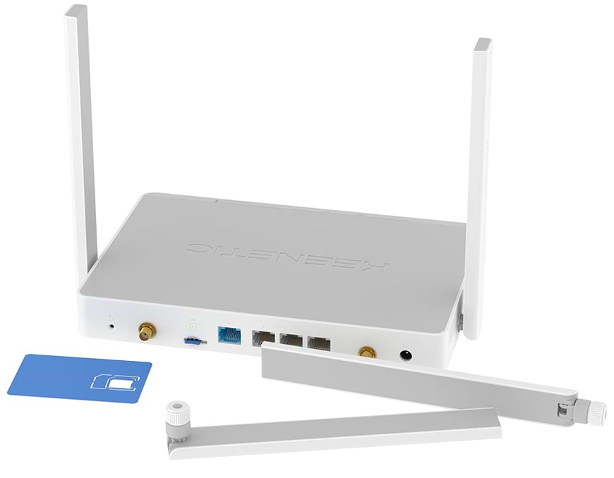 Маршрутизатор интернет WiFi6+4G Keenetic Hero 4G+ ( KN-2311) - Фото 1