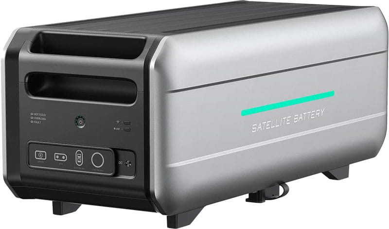Додаткова батарея до зарядної станції Zendure V6400 Satellite Battery B6400 (6438 Вт/г) (ZDSATB6400-GY)