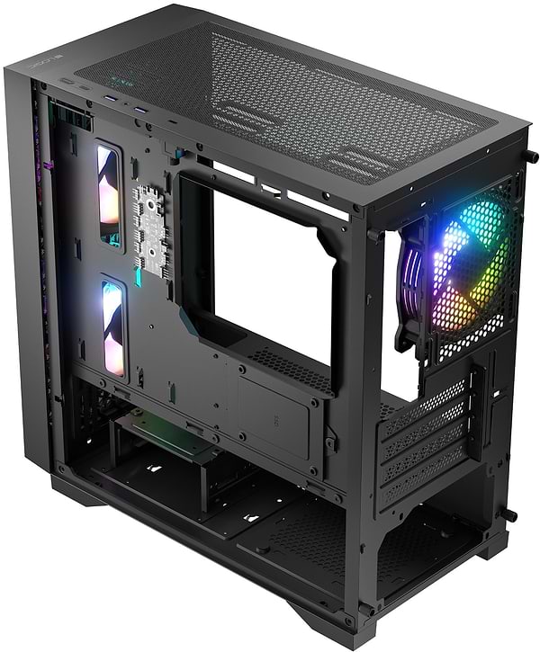 Фото - Корпус Logic Concept DART PRO ARGB MINI BLACK MESH fans 3x120mm без БЖ (AM-DART-PRO-ARGB-10)
