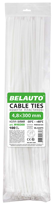 Набор хомутов BelAuto 4.8x300 (W48300)