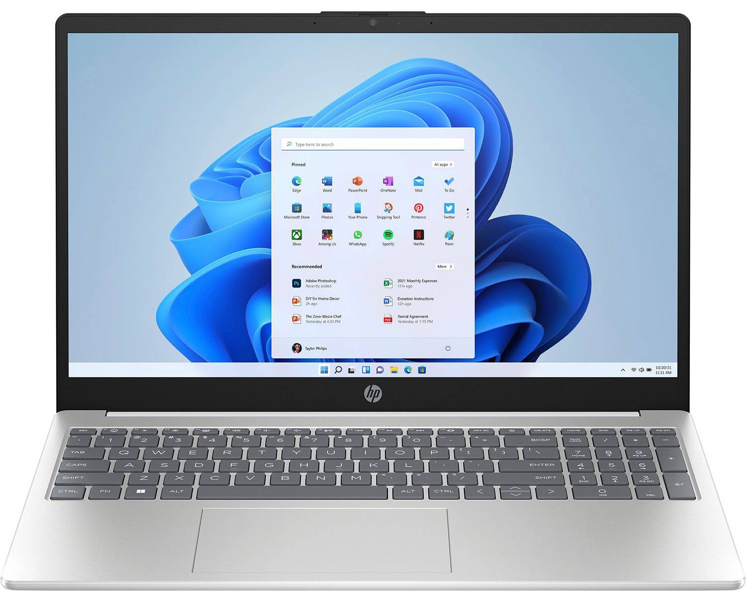 Ноутбук HP 15-fd0089ua (9H8T8EA) Diamond White - Фото 1