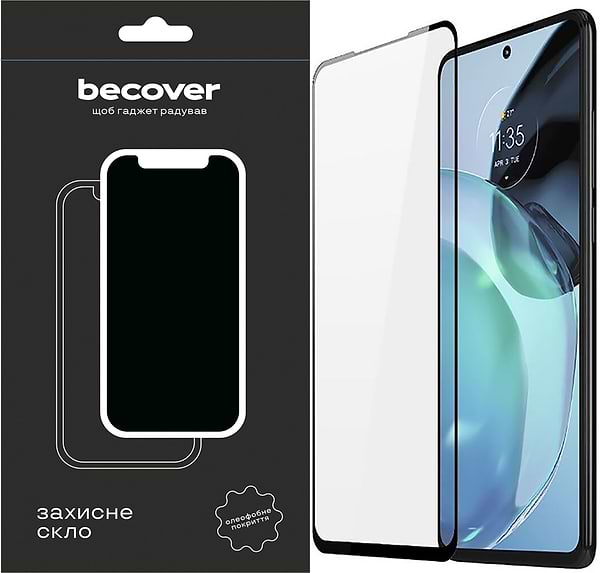 Фото - Захисне скло для смартфону BeCover for Motorola Moto G72 Black (709245)