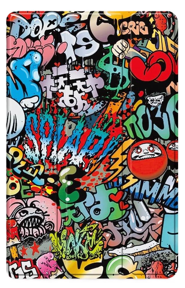 Чохол для планшету BeCover Smart Case for Samsung Galaxy Tab A11 Plus SM-X236B 11.0" Graffiti (714005) - Фото 1
