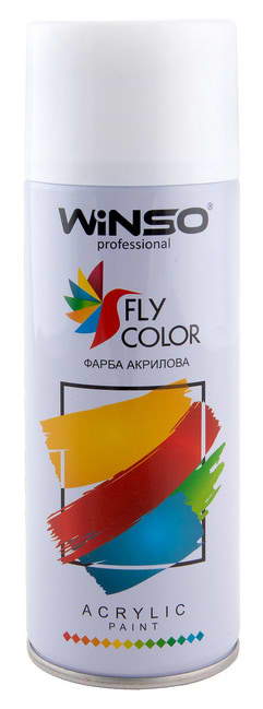 Краска для авто Winso 450 мл белый матов. (880140/544140)