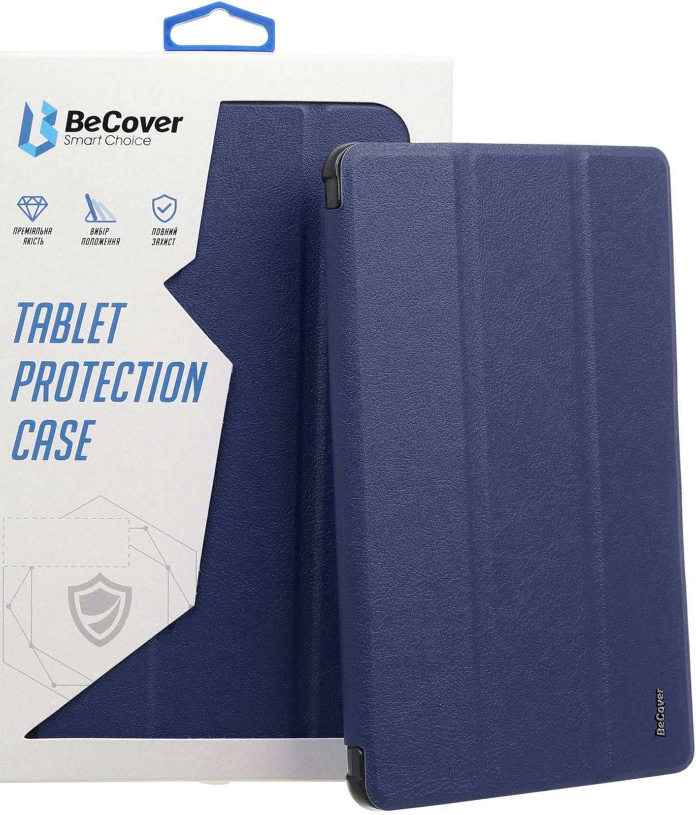 Чохол для планшету BeCover Smart Case for Samsung Galaxy Tab S9 Plus (SM-X810/SM-X816)/S9 FE Plus (SM-X610/SM-X616) 12.4"" Deep Blue (710322) - Фото 1