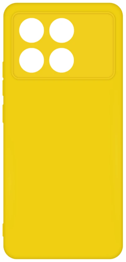 Чохол для смартфону ACCLAB Silicone Case for Xiaomi Poco X6 Pro Yellow (1283126602214)