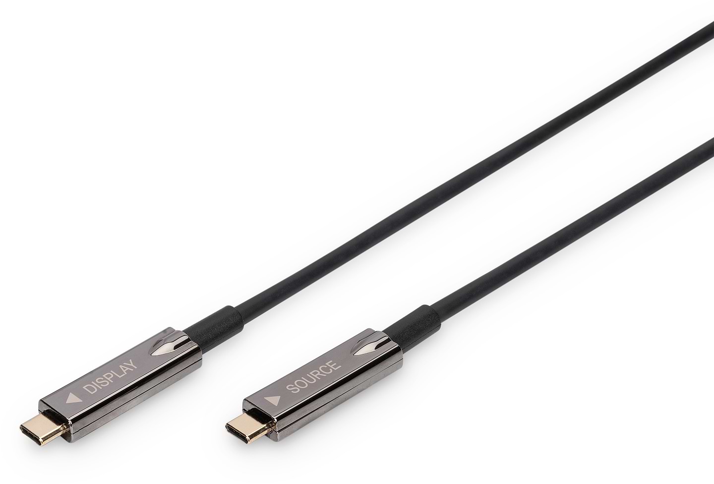 Кабель Digitus USB-C UHD 4K type C M/M 15 м Black (AK-330160-150-S)
