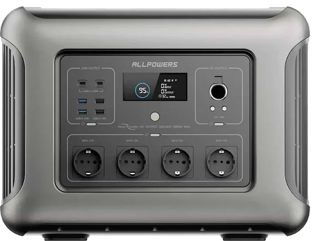 Зарядная станция универсальная ALLPOWERS R2500 V2 (2500 Вт, 1920 Вт/час)