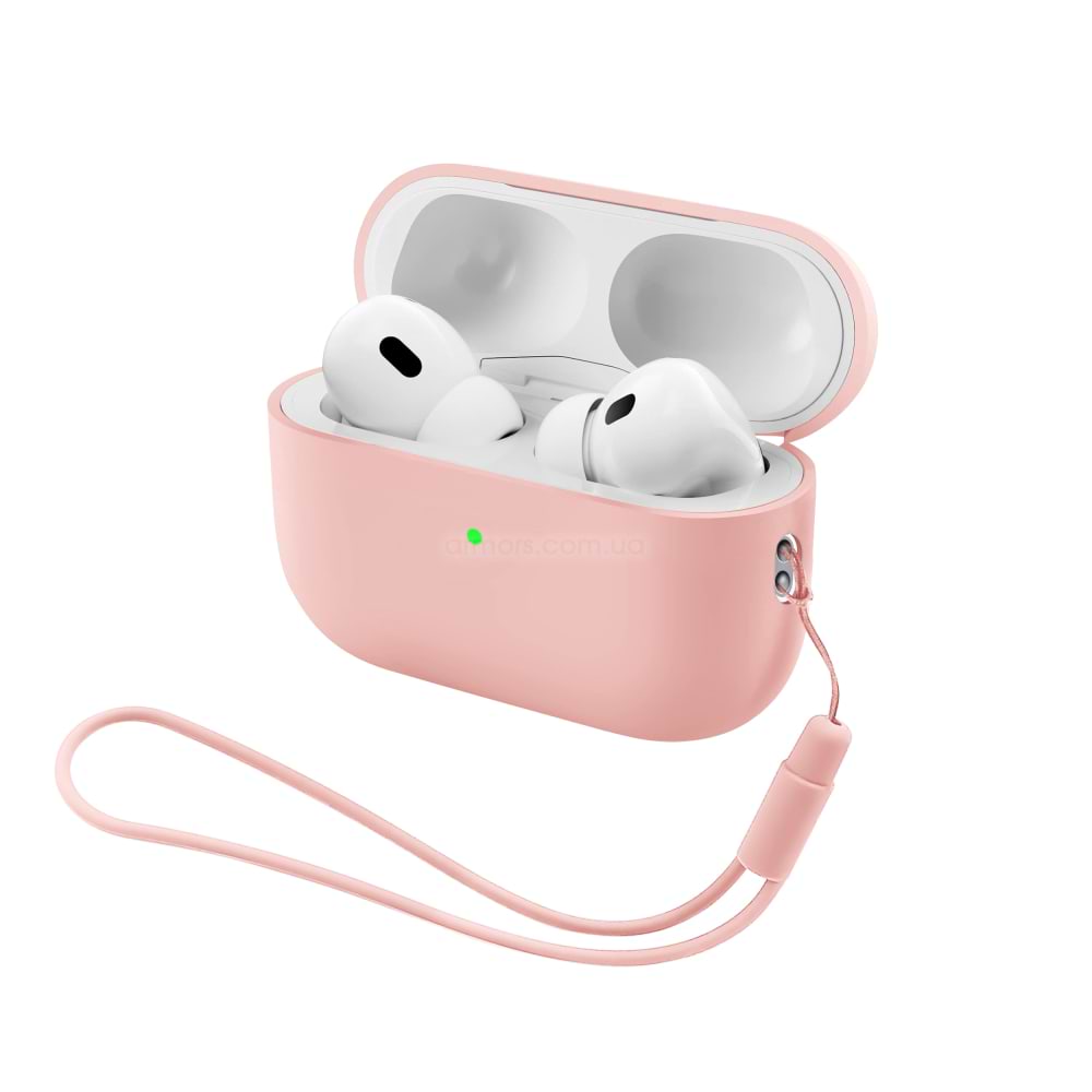 Чехол для наушников Armorstandart Silicone Case with straps for Apple AirPods Pro 3 Pink (ARM91283)