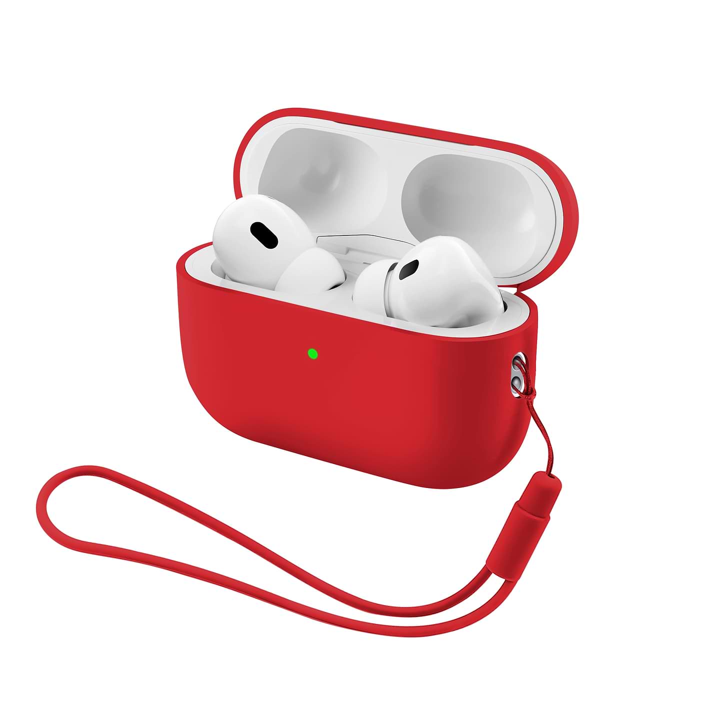 Чехол для наушников Armorstandart Silicone Case with straps for Apple AirPods Pro 3 Red (ARM91285)