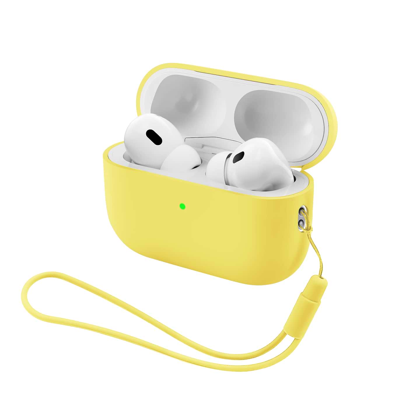 Чехол для наушников Armorstandart Silicone Case with straps for Apple AirPods Pro 3 Yellow (ARM91288)