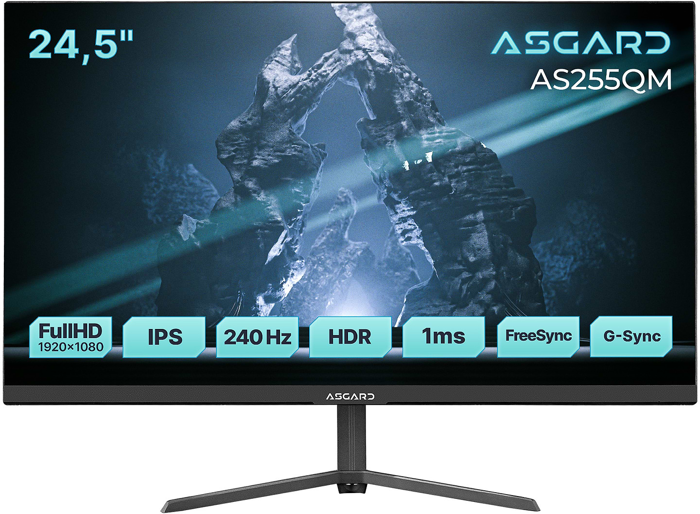 Монітор ігровий ASGARD Gaming AS255QM Black