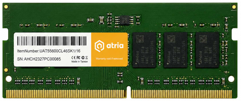 Пам'ять DDR ATRIA 16Gb DDR5 (UAT54800CL46SK1/16)