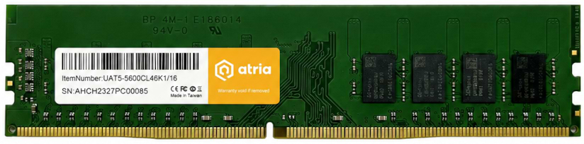 Пам'ять DDR ATRIA 16Gb DDR5 (UAT55600CL46K1/16)