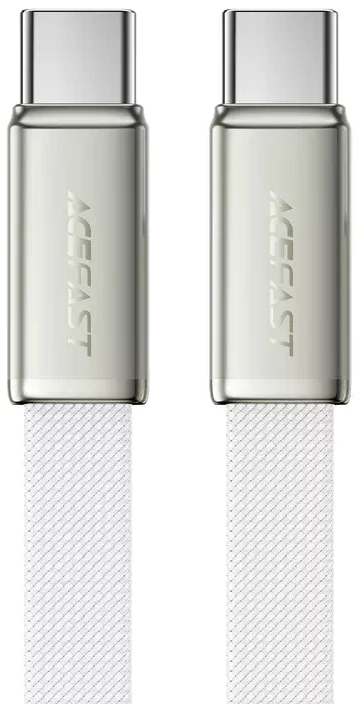 Кабель AceFast C24-03, Type-C to Type-C, 60W, 3A, 1.2m White (6974316286257)