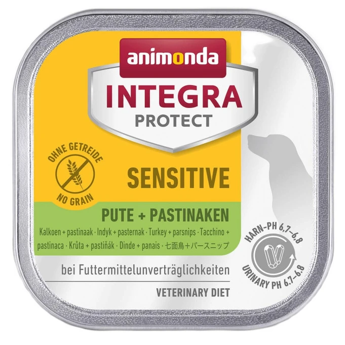 Вологий корм для собак Animonda Integra Protect Sensitiv Turkey +Parsnips індичка + пастернак 150 г (4017721865395)