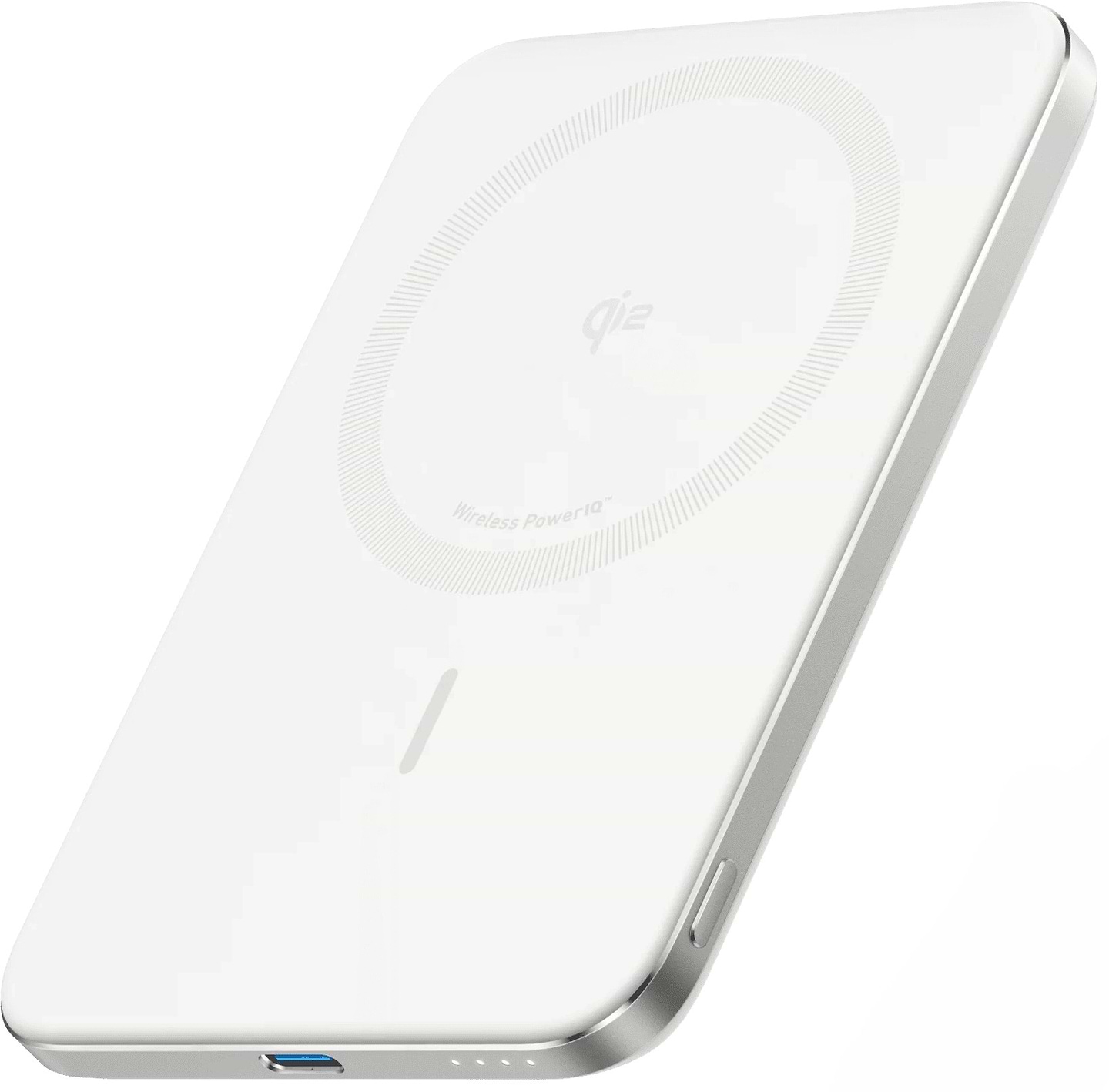Батарея мобільна Anker Nano - 5000 mAh Qi2 15W MagGo Slim White (A1665H21)