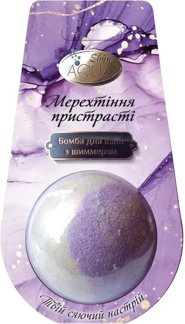 Бомба для ванни Rainbow Аква Шайн Bath Sweets Мерехтіння пристрасті (4820240940630)