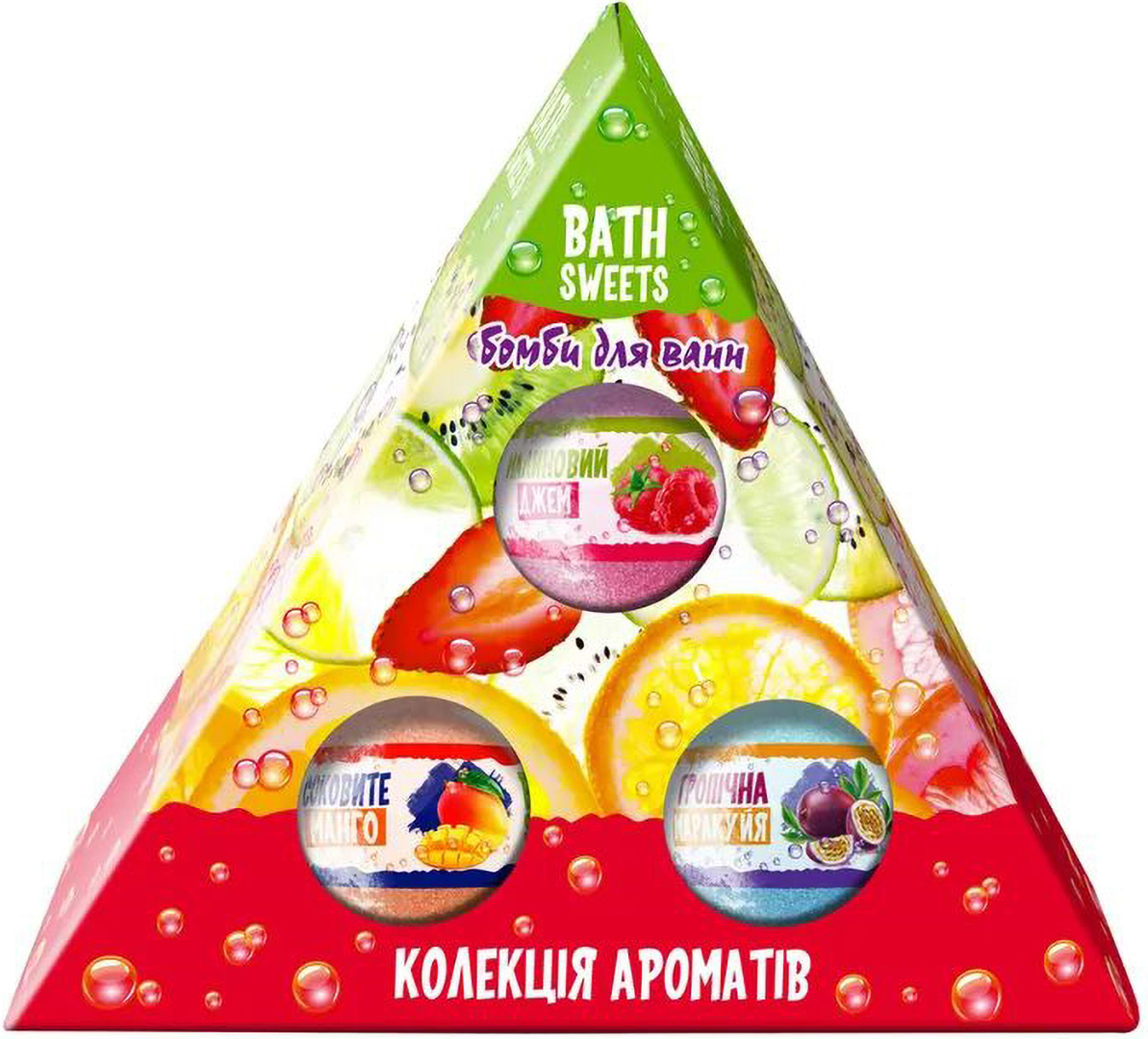 Бомбочки для ванни Rainbow Аква Шайн Rainbow Колекція ароматів (4820240940708)